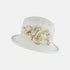 Linen, Packable Sun Hat with Silk Flower - Limited Edition Style