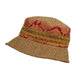 Limited Edition Vintage Brocade Soft Small Brim Hat