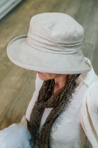 Wide Brim Linen, Lightweight Packable Sun Hat