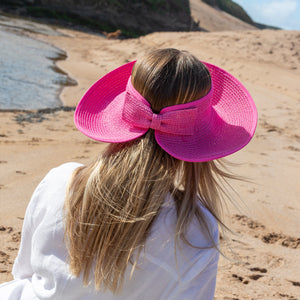 Packable Visor with Bow