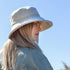 Natural Linen Hat with Boned Brim and Hessian Band