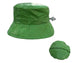 Waterproof Spotty Hat Pack bucket hat with Elastic Adjustor, Folds into its Own Lining.