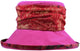 Paisley and Velour Water Resistant Hat with Brim.