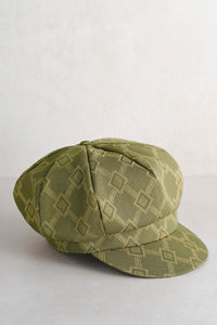 Damask Hard Wearing Ladies Mid Season Baker Boy Cap with Diamond Pattern