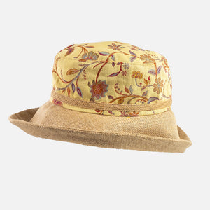Tapestry and Hessian Scrim Summer Hat Limited Edition