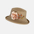 Linen, Packable Sun Hat with Silk Flower - Limited Edition Colour
