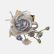 Handmade Silk Flower Brooch Pin
