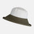 Large Brim Linen, Packable Sun Hat - Limited Edition Colour - Dark Khaki & Cream
