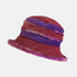 Pink and Purple Fluffy Velvet Hat