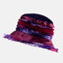 Wine Fluffy Velvet Hat