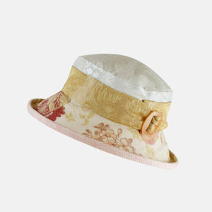 Vintage Fabric Hat with Buckle