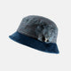 Yorkshire Tweed and Velvet Soft Brim Cloche Hat