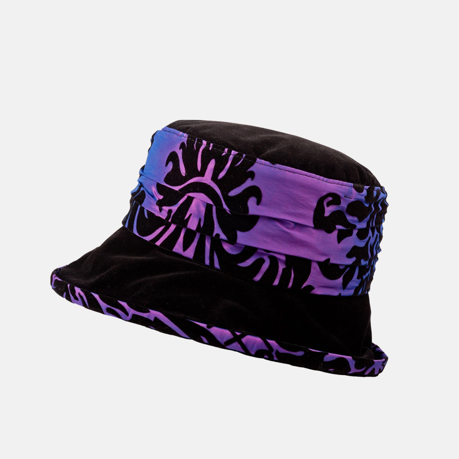 Paisely and Velour Water Resistant Hat