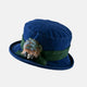 Water Resistant Small Brim Velour Hat