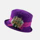 Water Resistant Small Brim Velour Hat